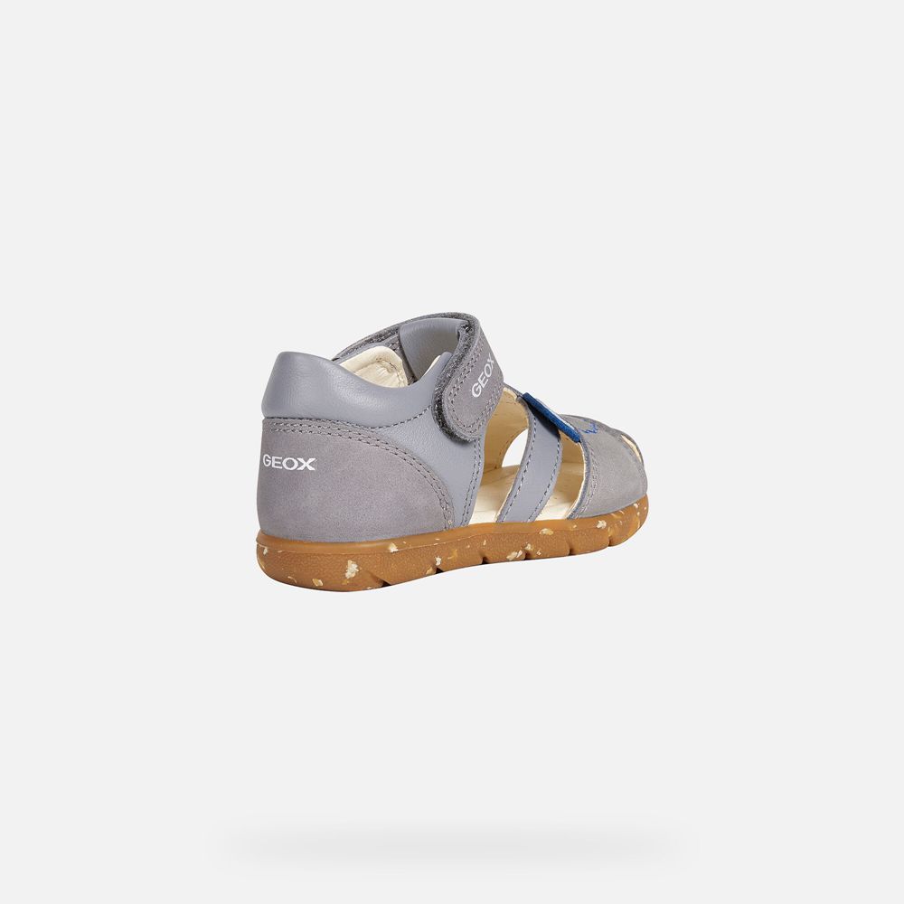 Geox Sandals Grey Alul Boy - Geox Baby Shoes - DIFRPM812